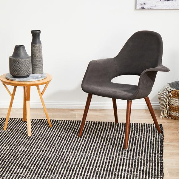Life Interiors Skandi 300 Rug (Black)