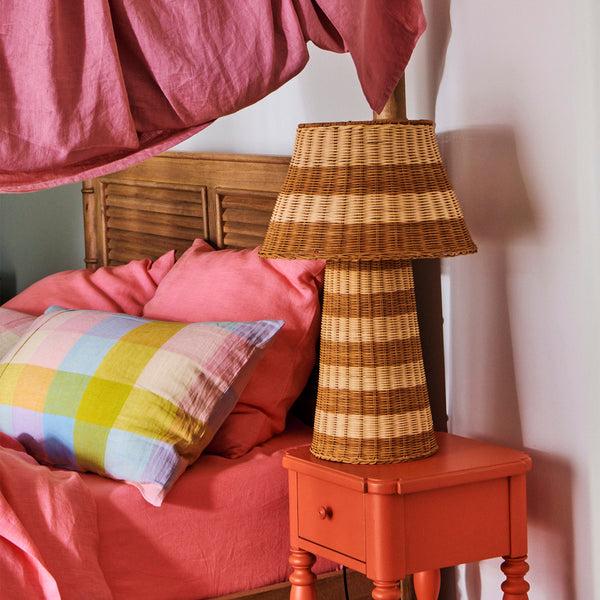 Life Interiors Sombrero Rattan Lamp