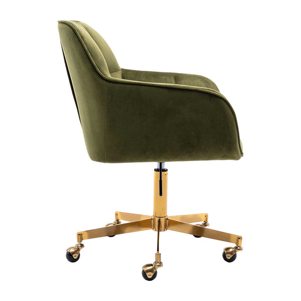 Life Interiors Stella Velvet Office Chair