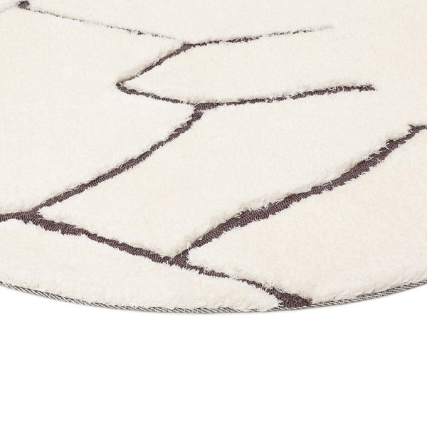 Life Interiors Tahlee Round Tribal Shag Rug