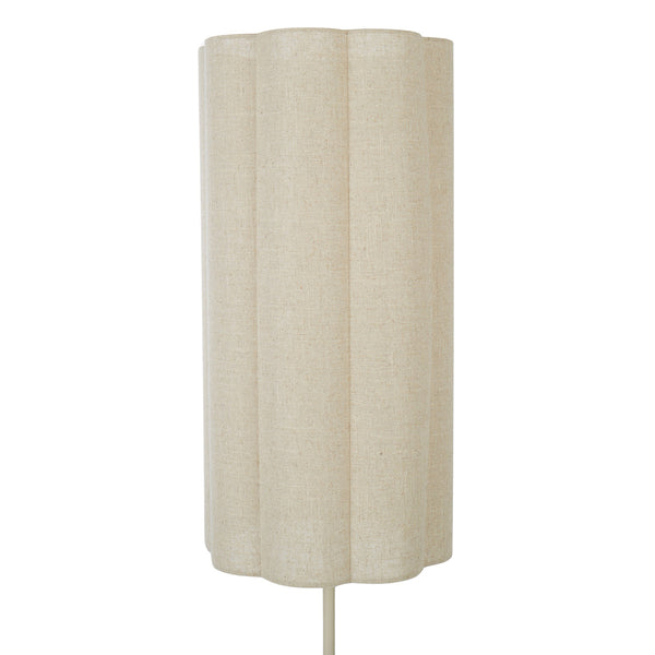 Life Interiors Talstone Linen Floor Lamp
