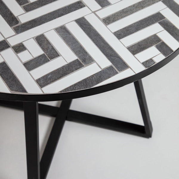 Life Interiors Tella Geometric Alfresco Cafe Table