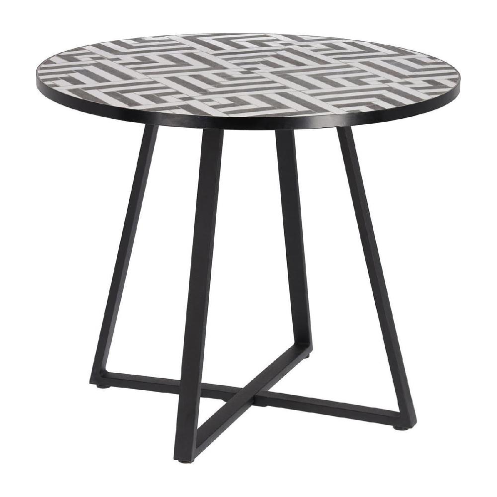 life interiors Tella Geometric Alfresco Cafe Table