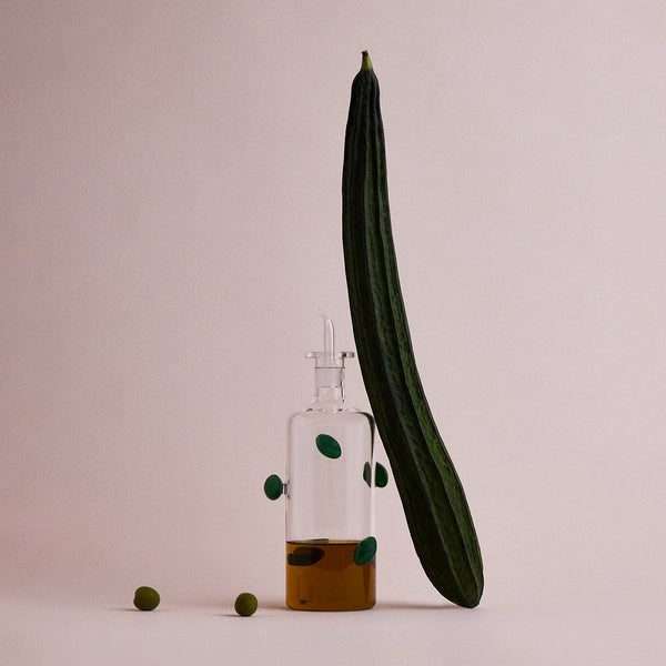Life Interiors The Olive Bottle (Clear/Opaque Olive)