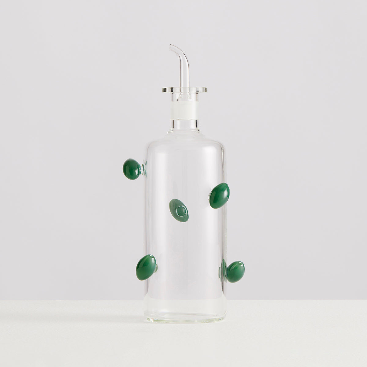 life interiors The Olive Bottle (Clear/Opaque Olive)