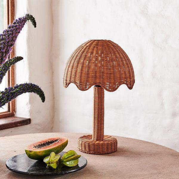 Life Interiors The Parasol Rattan Lamp