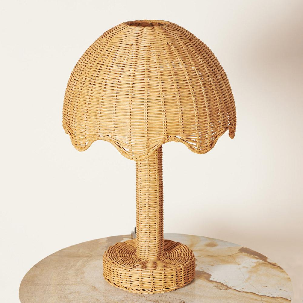 life interiors The Parasol Rattan Lamp