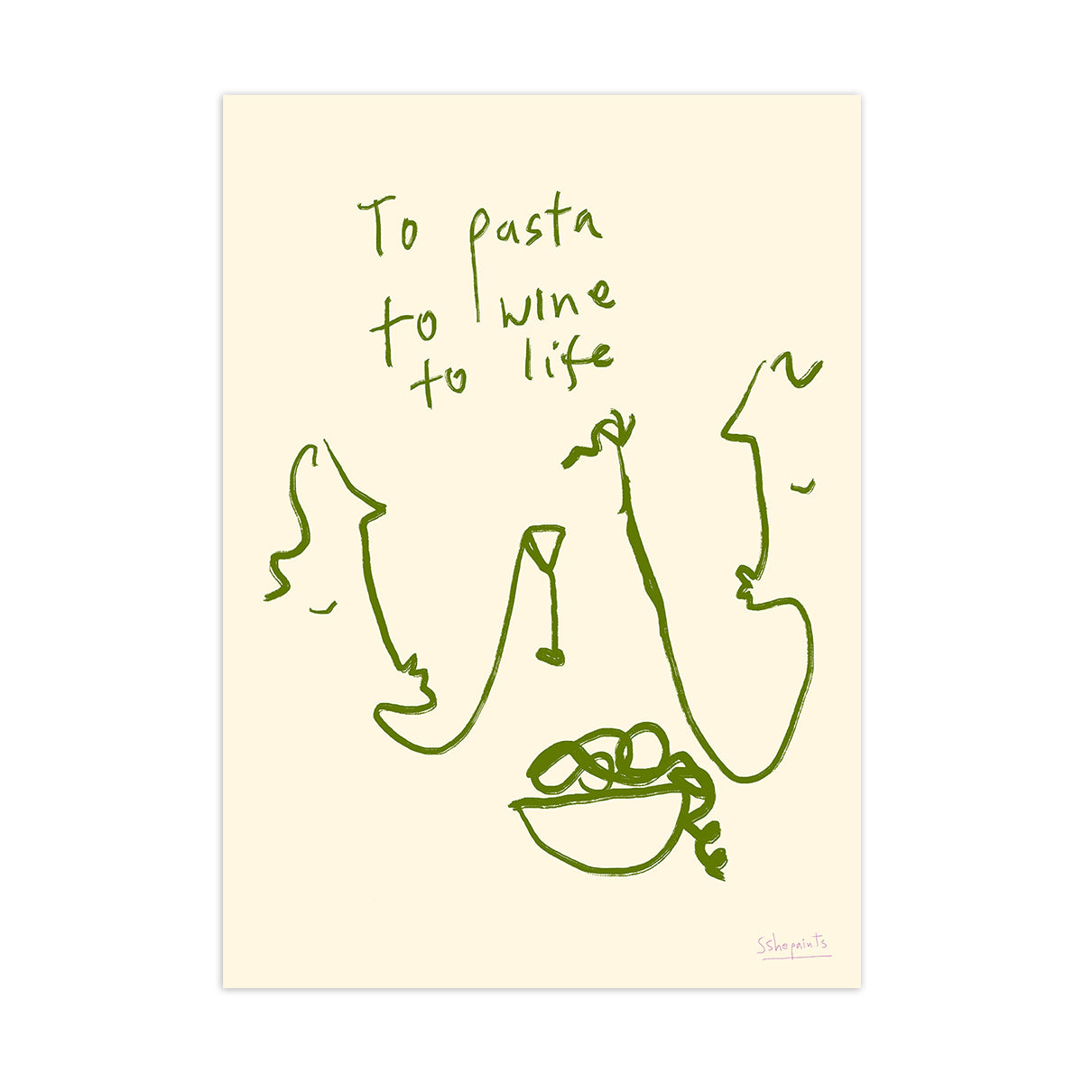 life interiors To Life Print