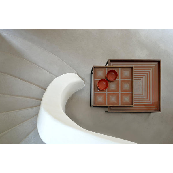 Life Interiors Tray Square Coffee Table Set Of 2