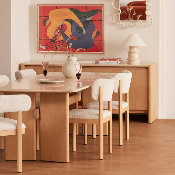 Life Interiors Trivoli Travertine Sideboard