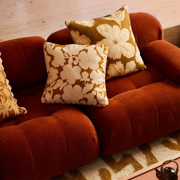 Life Interiors Tulip Mustard Cushion