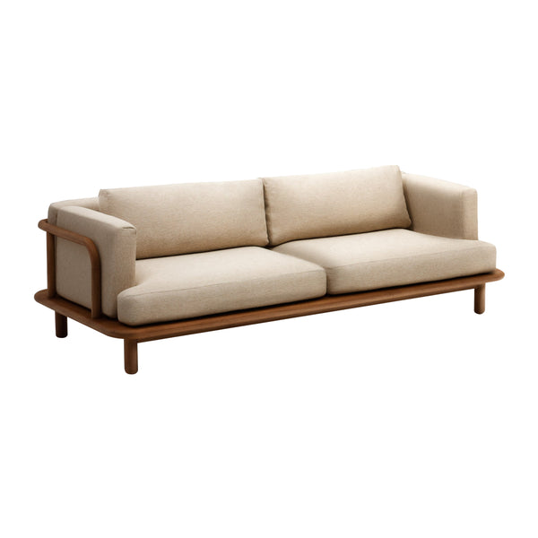 Life Interiors Turqueta 3 Seater Sofa (Teak)