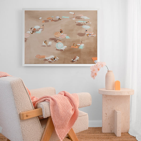 Life Interiors Under The Sun Landscape Art Print