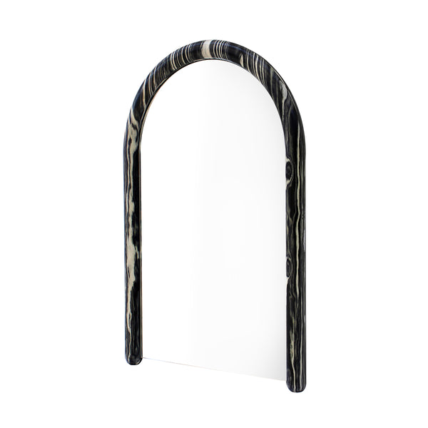 Life Interiors Valentina Ebony Arch Wall Mirror
