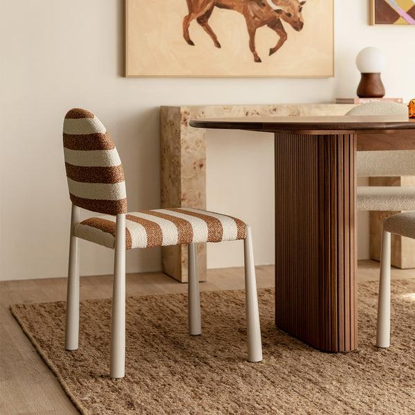 Life Interiors Valentina Stripe Dining Chair