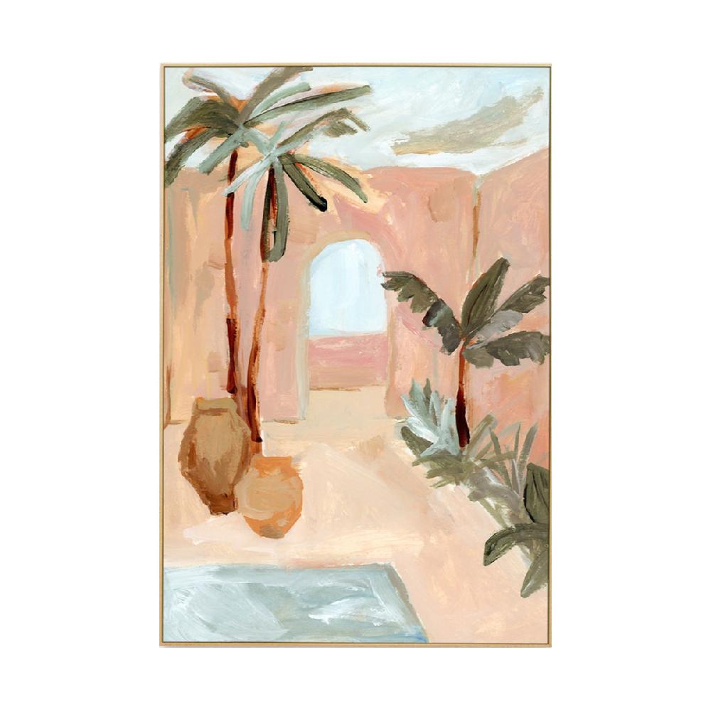 life interiors Villa Study Blush 2 Canvas