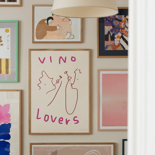 Life Interiors Vino Lovers Art Print