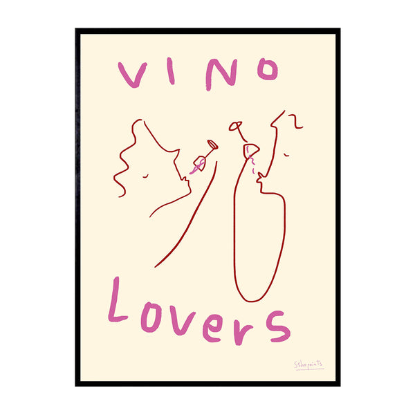 Life Interiors Vino Lovers Art Print