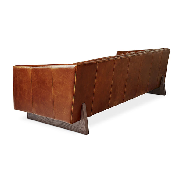 Life Interiors Wallace Leather Sofa