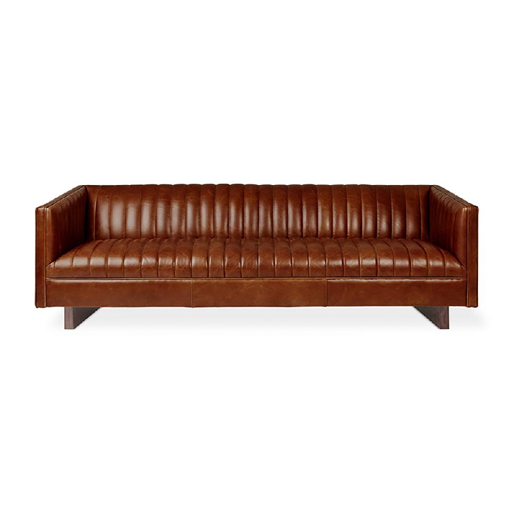 life interiors Wallace Leather Sofa