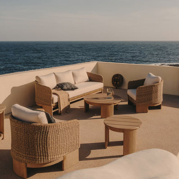 Life Interiors Xoriguer 3 Seater Sofa (Eucalyptus)