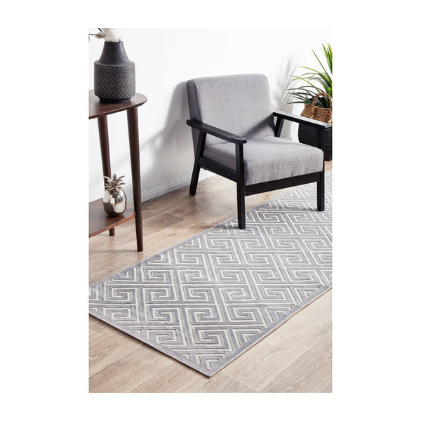 Life Interiors York Runner Rug (Silver)