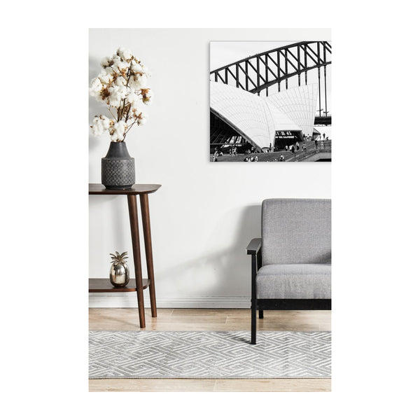 Life Interiors York Runner Rug (Silver)