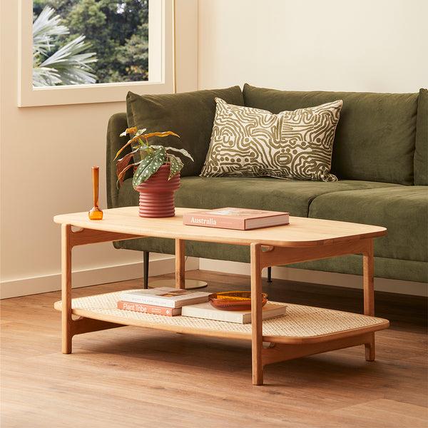 Life Interiors Life X Bonnie & Neil Ocean Swell Cushion (Light Dark Khaki 40x60)