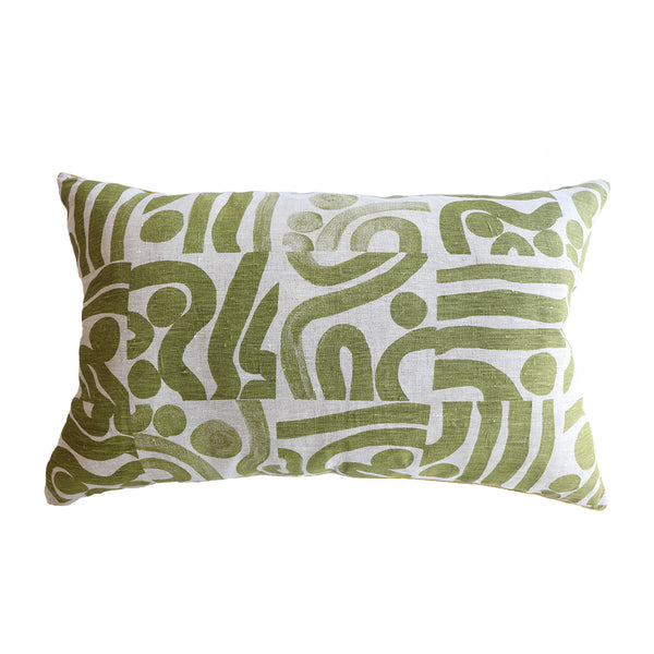 Life Interiors Life X Bonnie & Neil Ocean Swell Cushion (Light Dark Khaki 40x60)
