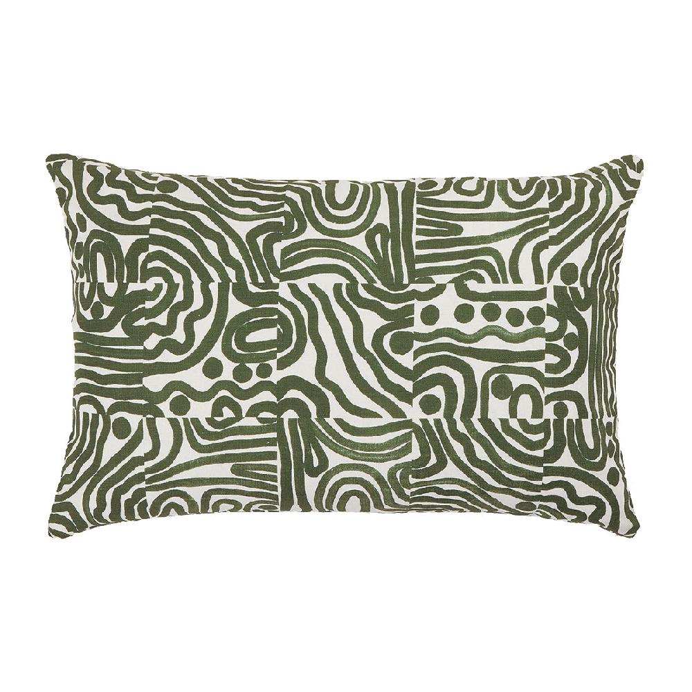 life interiors Life x Bonnie & Neil Ocean Swell Cushion (Light Dark Khaki 40x60)