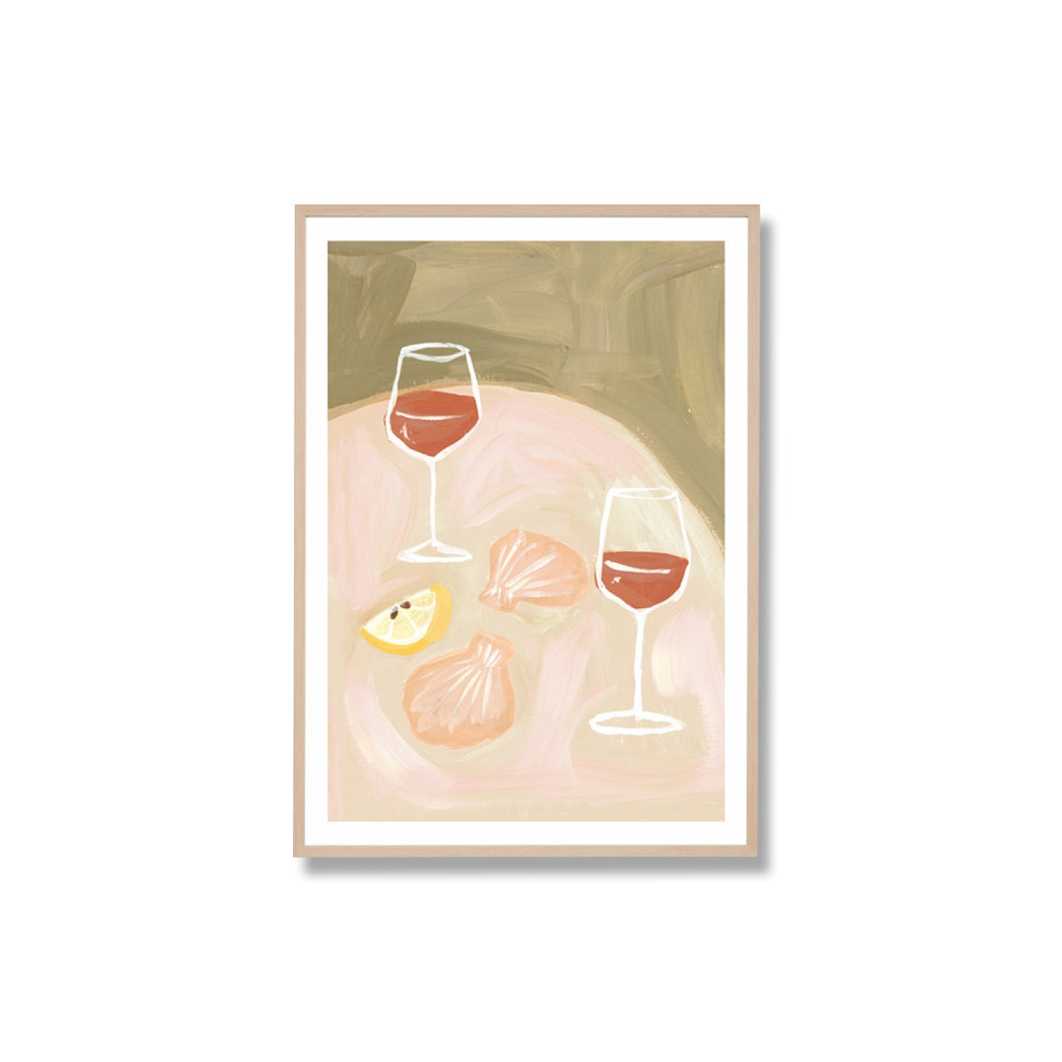 life interiors Mediterranean Alfresco 4 Framed Print