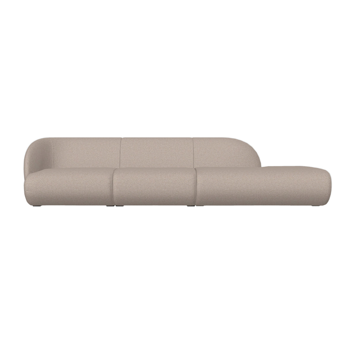 life interiors Paula 3 Seater Modular Left Chaise Sofa