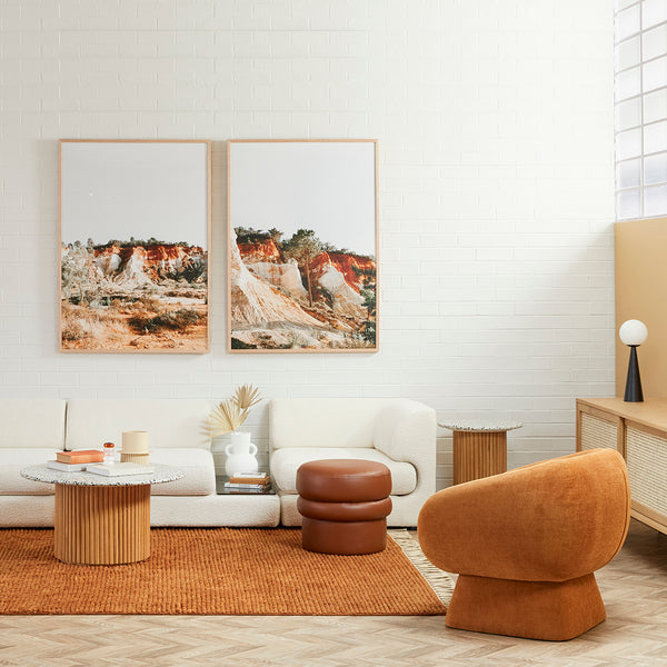 Life Interiors Prague Boucle Modular Sofa (Corner Piece)