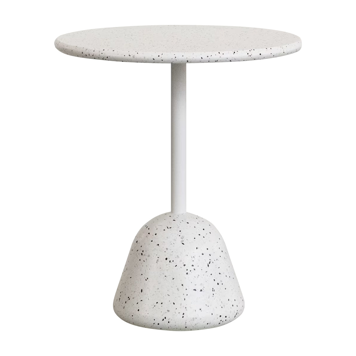 life interiors Saura Round Outdoor Dining Table (White 70cm)