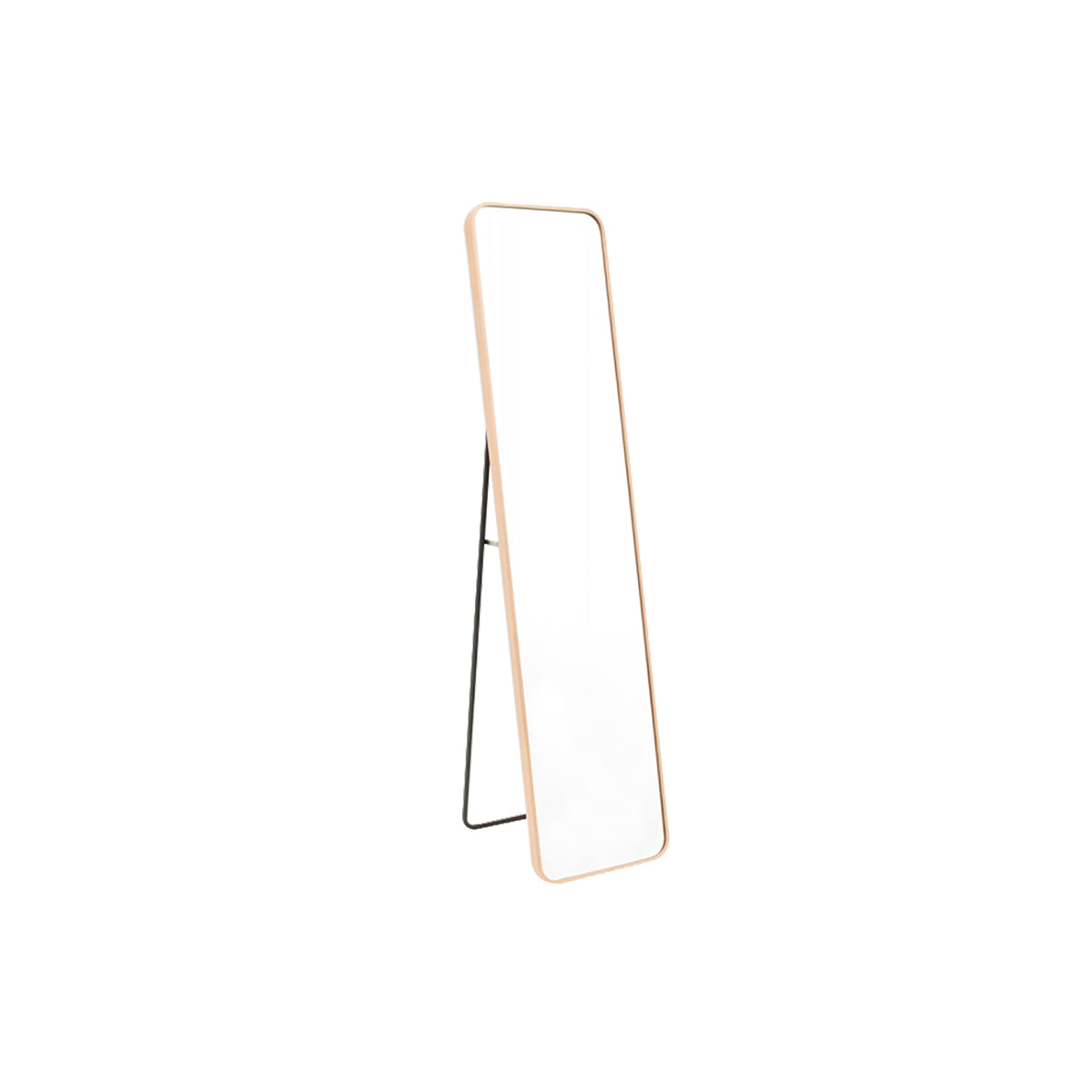 life interiors Simplicity Curve Standing Mirror (Oak)