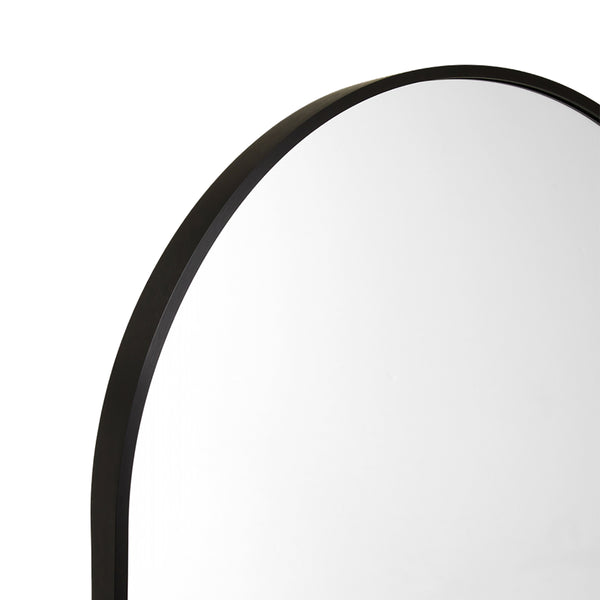 Life Interiors Simplicity Standing Arch Curve Mirror (Black)