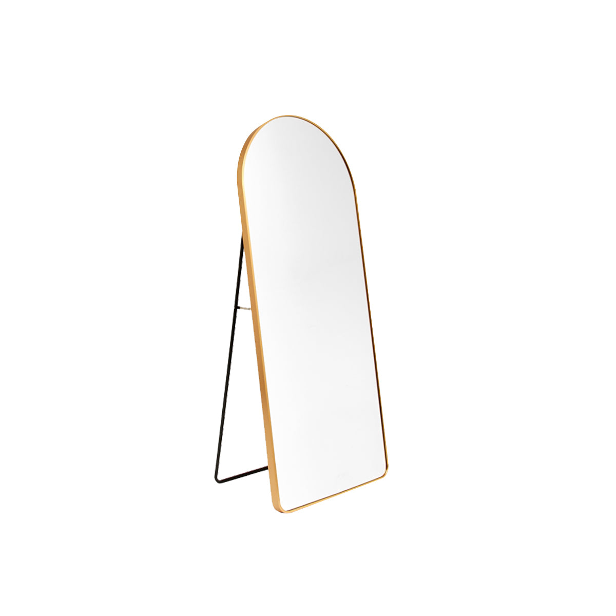 life interiors Simplicity Standing Arch Curve Mirror (Gold)