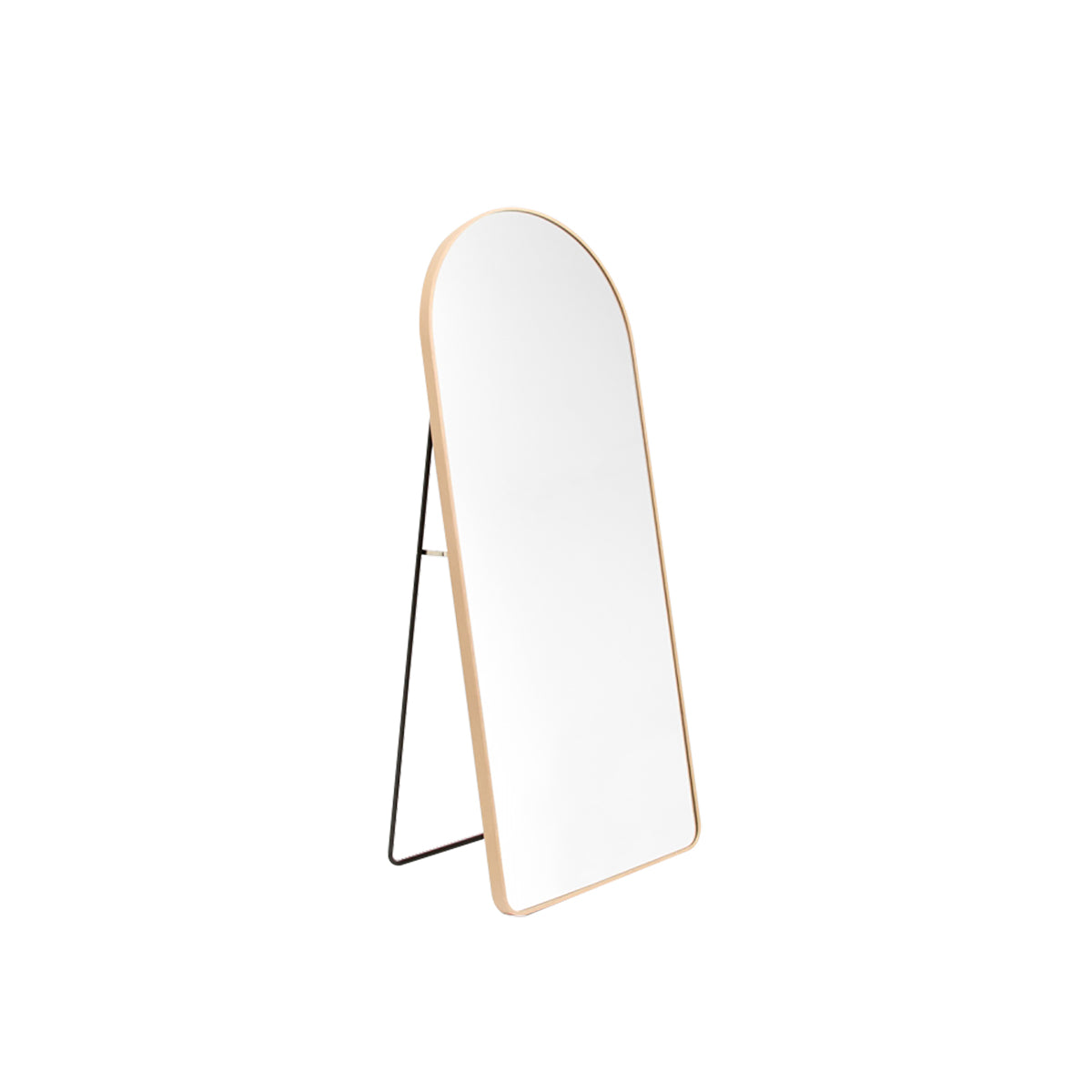 life interiors Simplicity Standing Arch Curve Mirror (Oak)