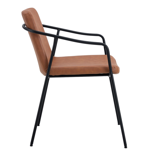 Life Interiors Tate Leatherette Dining Chair (Set Of 2)