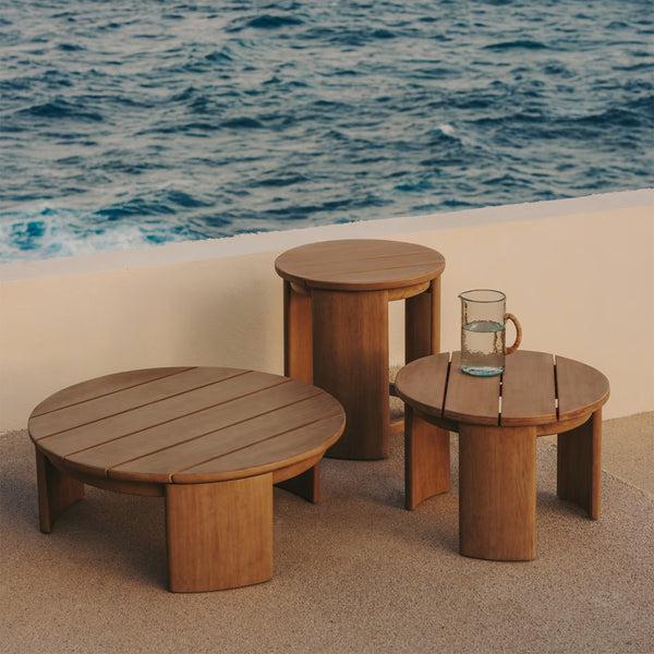 Life Interiors Xoriguer Round Dining Table (Eucalyptus)