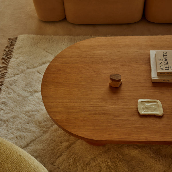 Life Interiors Yoko Capsule Coffee Table (Oak Natural)