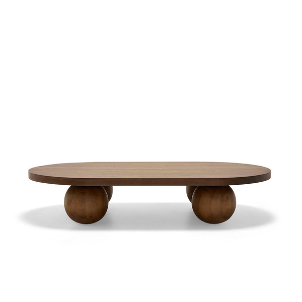 Life Interiors Yoko Capsule Coffee Table (Walnut Natural)