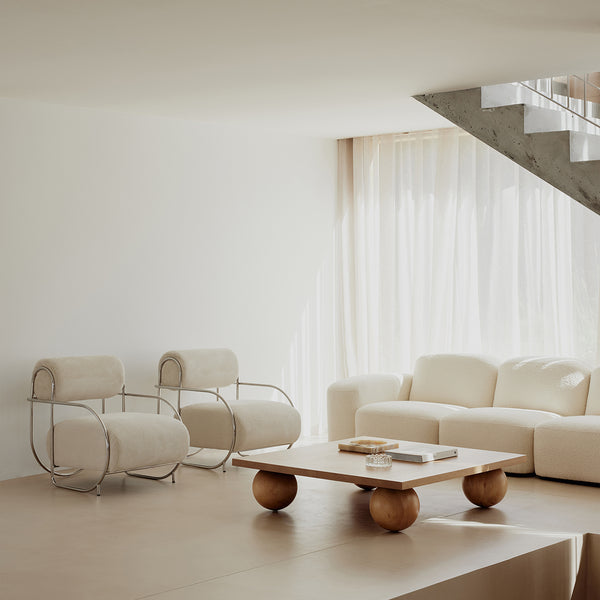 Life Interiors Yoko Square Coffee Table (Oak Natural)