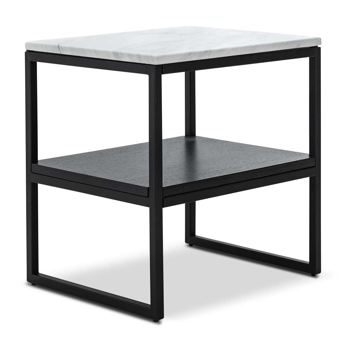 life interiors Zara Marble Square Shelf Coffee Table