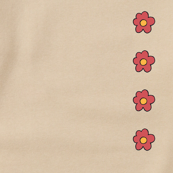 Life Is Good Adult Unisex 3 Flowers Every Wear Crew Sweatshirt