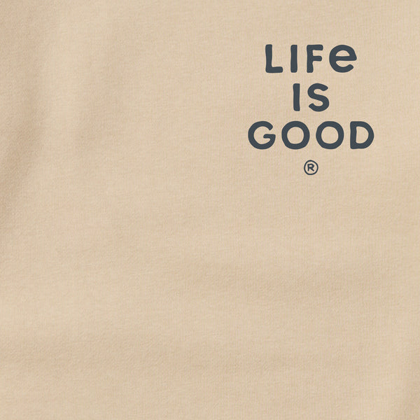 Life Is Good Adult Unisex A River Runs Through It Every Wear Crew Sweatshirt