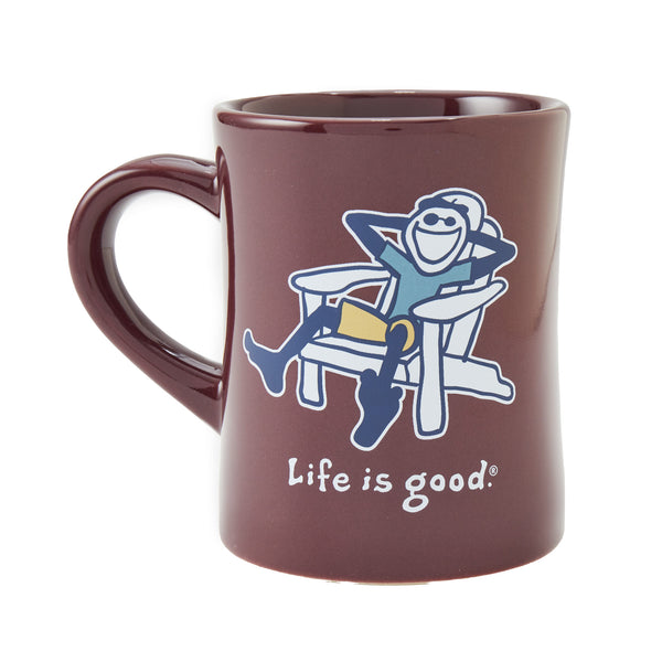 life is good Adult Unisex Adirondack Jake Diner Mug