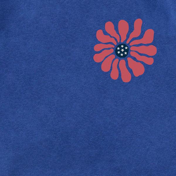 Life Is Good Adult Unisex America The Beautiful Flowers Every Wear Hoodie Sweatshirt