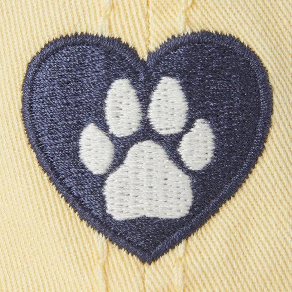 Life Is Good Adult Unisex Animal Heart Sunwashed Chill Cap