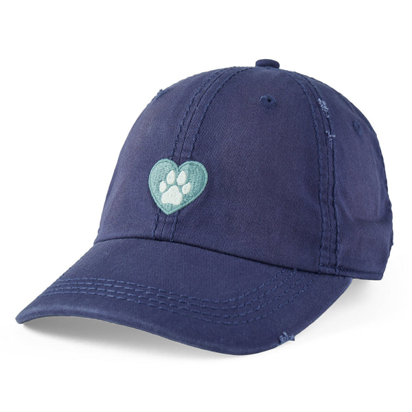 Life Is Good Adult Unisex Animal Heart Sunwashed Chill Cap